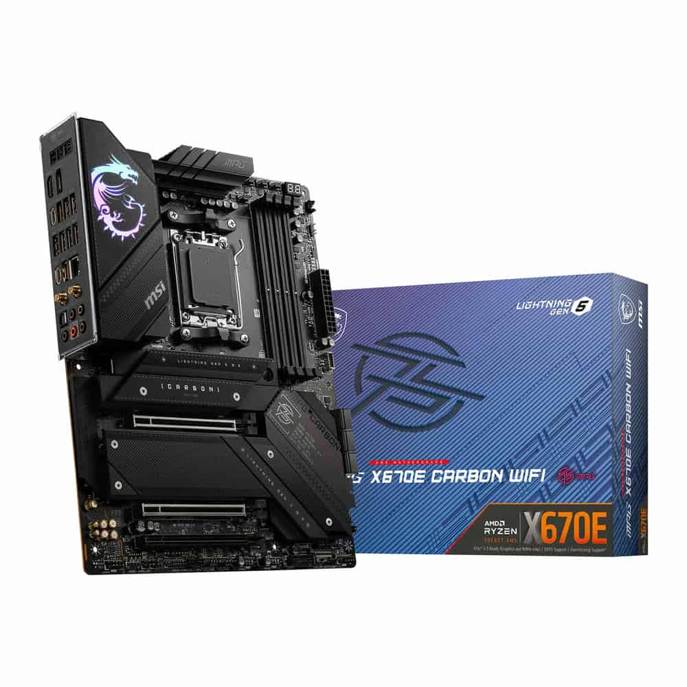 MSI AMD MPG X670E CARBON WIFI DDR5 ATX Motherboard